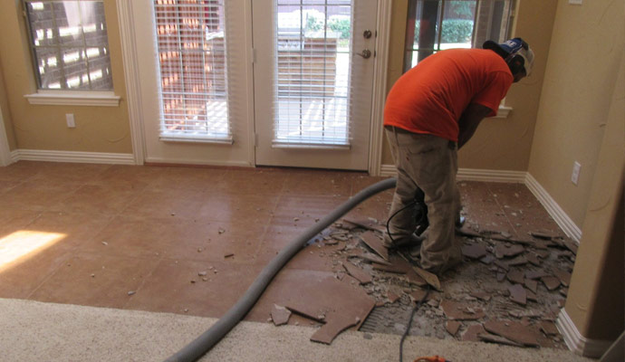 removing tiles professionally